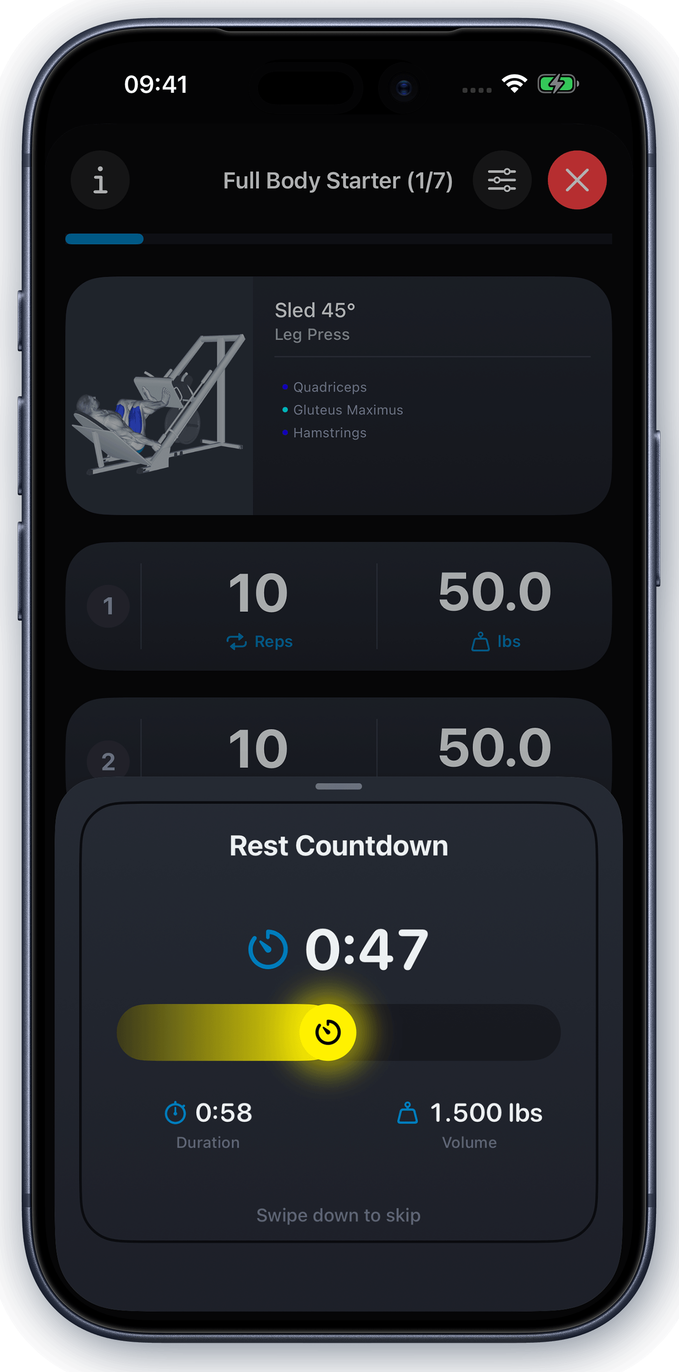 VigiGym — Live Workout